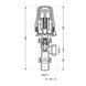 Кран Thermo Alliance Standart RTL угловой 1/2"ВН TAS01515 SD00054169 фото 2