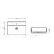 Раковина Qtap Nando LT 500х420х130 Matt black QT12116146AMB SD00052920 фото 7