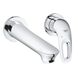 EUROSTYLE СМЕСИТЕЛЬ GROHE ДЛЯ РАКОВИНЫ НА 2 ОТВЕРСТИЯ M-РАЗМЕРА 19 571 003 фото 1