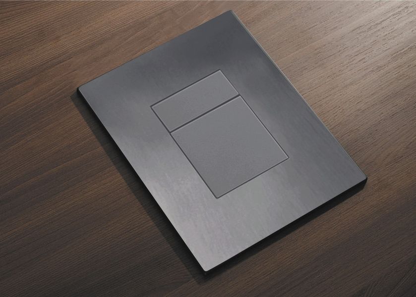 Панель смыва пластиковая Koer KT-0607-07 157x198x3mm, квадратная кнопка (KR5345) KR5345 фото