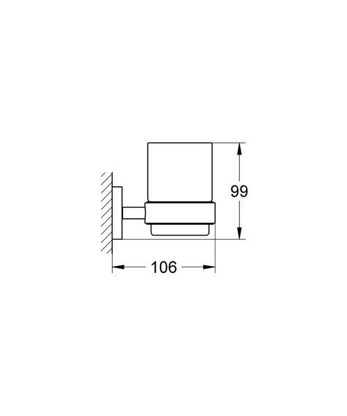 Стакан для зубних щіток Grohe Essentials New (40447001) 40447001 фото