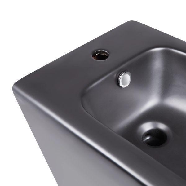 Акційний набір: Унітаз напольний Robin Ultra Quiet QT13226083AMB 660x360x855 Black + Біде напольне Robin QT13442141CMB 565x360x405 Black SD00054052 фото