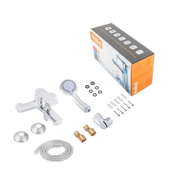 Змішувач для ванни HAIBA TROYA 009 EURO (Колір хром) (HB9661) HB9661 фото