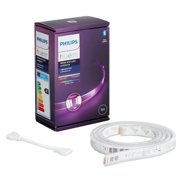 Подовжувач світлодіодної стрічки Philips Hue Plus, 0.5W(20Вт), 2000K-6500K, Color, Bluetooth, 1м Philips 14365-1 10685/14365 фото