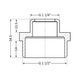 Ніпель Thermo Alliance Standart 1&nbsp;1/2"х1&nbsp;1/4" ЗР SD4084032 SD00047826 фото 7