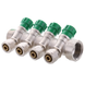 Коллектор вентильный с фитингом Koer KR.1124-4 1&rdquo;x4 ways (KR2834) KR2834 фото 1