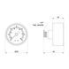 Манометр Thermo Alliance Standart 6 бар 1/4" , заднее подключение SD1716B SD00021359 фото 7