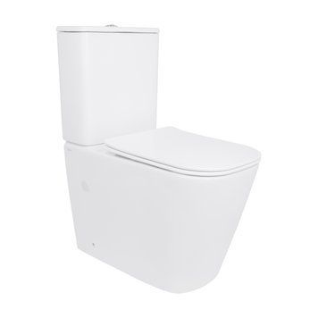 Унитаз напольный Qtap Stork Ultra Quiet 630&times;350&times;805 мм с сиденьем Soft-close, White QTSTO27W49260 SD00055384 фото