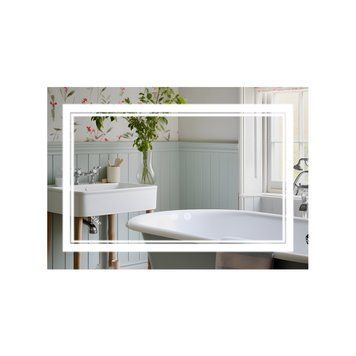 Зеркало Qtap Cardinal (CA1) 800х600 с LED-подсветкой Touch, с антизапотеванием, с диммером, рег. темп. цвета (3000-6500K) QT0478C8060 SD00054580 фото