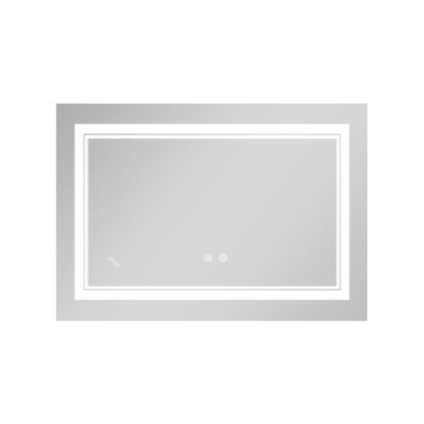 Зеркало Qtap Cardinal (CA1) 800х600 с LED-подсветкой Touch, с антизапотеванием, с диммером, рег. темп. цвета (3000-6500K) QT0478C8060 SD00054580 фото