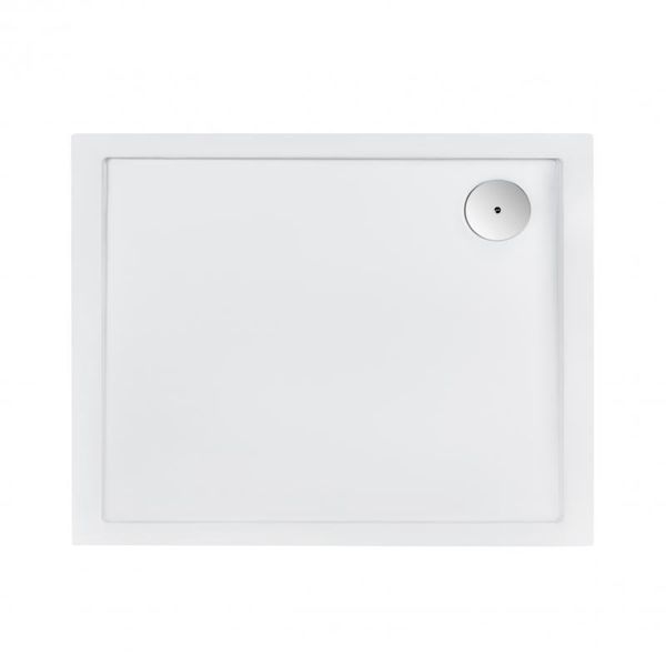 Душовий піддон Qtap Tern 301812C 100x80x12 см + сифон SD00046990 фото