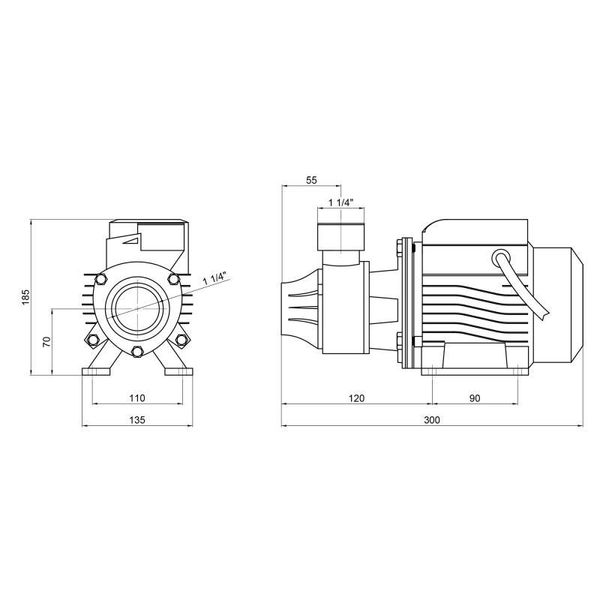 Насос поверхневий вихровий Thermo Alliance QBm70 0,55 кВт SD00046834 фото