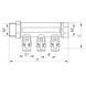 Коллектор с шаровыми кранами и фитингом Koer KR.1126-3 1&rdquo;x3 ways (KR2839) KR2839 фото 3