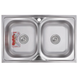 Мойка кухонная Zerix Z8050D-08-180MD Double (micro decor) (ZM0613) ZM0613 фото 1