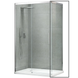 Бічна стінка до кабіни KOER SR SW05-90x200-TR-01 прозоре скло EASY CLEAN 6мм хром (KR5407) KR5407 фото 1