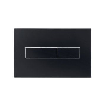 Клавиша смыва Qtap Standard 152x236x28&nbsp;мм, Matt Black, линейная QTSTD164BLM49473 SD00055597 фото