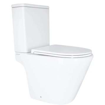 Унитаз-компакт Mixxus BEVEL-0405-R 605х370х800mm, система смыва RIMLESS (MI6728) MI6728 фото