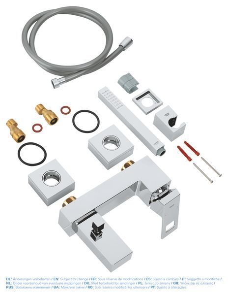 Змішувач для ванни Grohe Eurocube (23141000) 23141000 фото