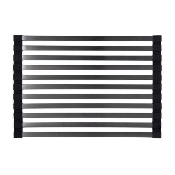 Сушилка на кухонную мойку Lidz Acsis LA14 Black, плоска основа, для посуды 430х300 мм LDACSLA14BLM49768 SD00055892 фото
