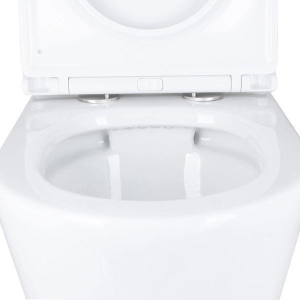 Унитаз-компакт Mixxus BEVEL-0405-R 605х370х800mm, система смыва RIMLESS (MI6728) MI6728 фото