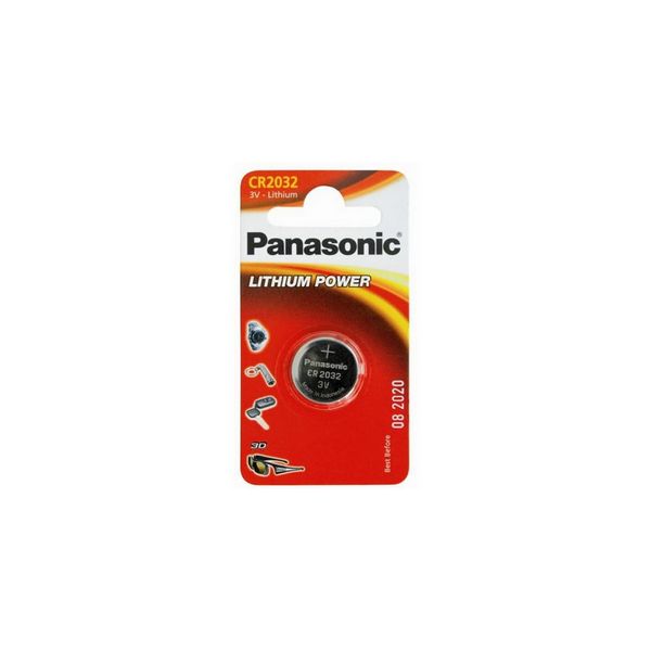 Батарейка Panasonic CR 2032 BLI 1шт Lithium (CR-2032EL / 1B) Panasonic 12267 7228/2843 фото