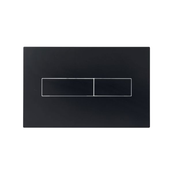Клавиша смыва Qtap Standard 152x236x28&nbsp;мм, Matt Black, линейная QTSTD164BLM49473 SD00055597 фото