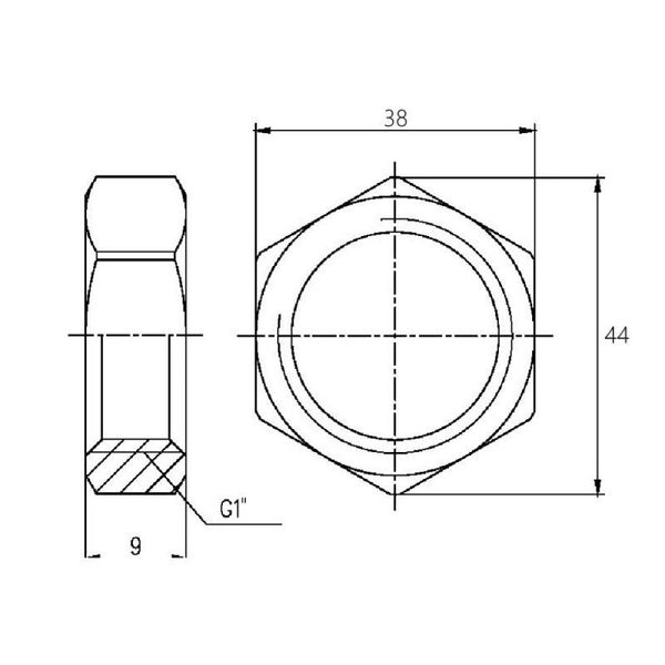 Контргайка SD Forte 1" SF35025 SD00002525 фото