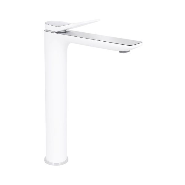 Смеситель для раковины Qtap Presto высокий QTPRE269CRW45577 Chrome/White SD00051701 фото