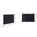 Клавиша смыва Qtap Standard 152x236x28&nbsp;мм, Matt Black, линейная QTSTD164BLM49473 SD00055597 фото 7