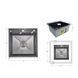 Lidz Handmade H5050HB Мойка для кухни интегрированная Decor Black PVD Honeycomb 2,5/0,5 мм LDH5050BDECPVD48369 SD00054493 фото 19