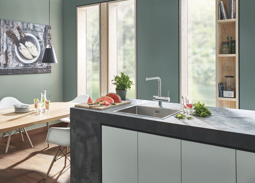 Комплект змішувача для кухні із фільтром Grohe Blue Pure (30382DC0) 30382DC0 фото