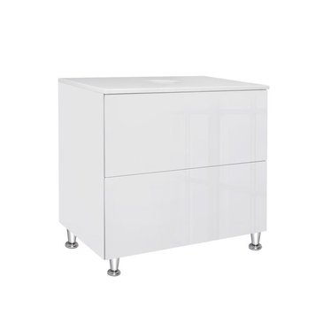 Тумба підлогова Qtap Tern 700х616х469 White зі стільницею QT1780TNL701W SD00045070 фото