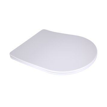 Qtap Сиденье для унитаза напольного (Vlasta) 560&times;363&times;30 мм, White, с микролифтом, Slim Duroplast, Quick Release QT28228300W3 SD00053688 фото
