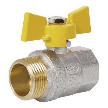 Кран шаровой Thermo Alliance Standart 1" ВН для газа (бабочка) SD607NG25PN40 SD00031225 фото