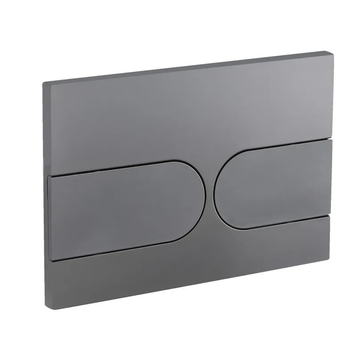 Панель смыва Koer KT-0604-07 240x160x10mm пластиковая, закругленная кнопка (KR5325) KR5325 фото