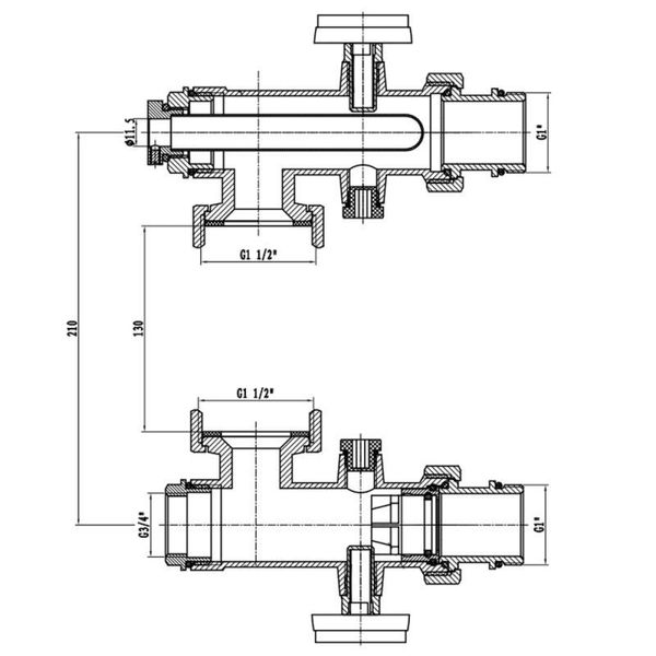 Коннектор для коллектора SD Forte 1" SF005W25 SD00039976 фото