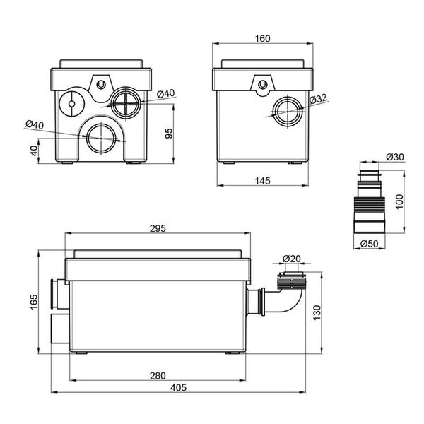 каналізаційне встановлення Thermo Alliance WL250 0,2 кВт SD00046714 фото