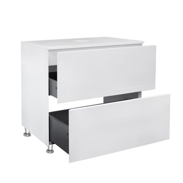 Тумба напольная Qtap Tern 700х616х469 White со столешницей QT1780TNL701W SD00045070 фото