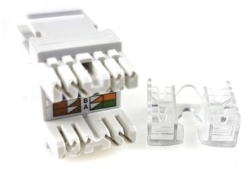 Модуль E-server Keystone WT-2007A RJ45 UTP, кат.5E White (WT-2007A) 17490/300328 фото