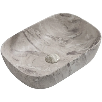 Раковина накладная MIXXUS PREMIUM DIVERSE-0113 MARBLE 455х325х135mm (MP6544) MP6544 фото