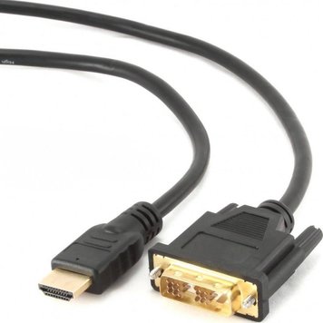 Кабель HDMI-DVI 0.5м Cablexpert CC-HDMI-DVI-0.5M Cablexpert 2946 13768/2946 фото