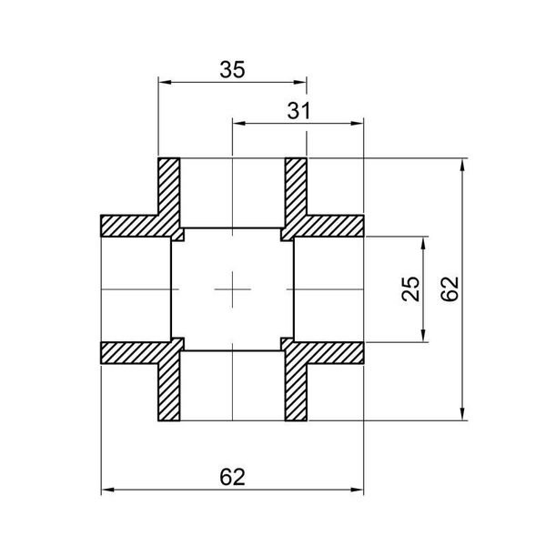 Хрестовина PPR Thermo Alliance 25 SD00029267 фото