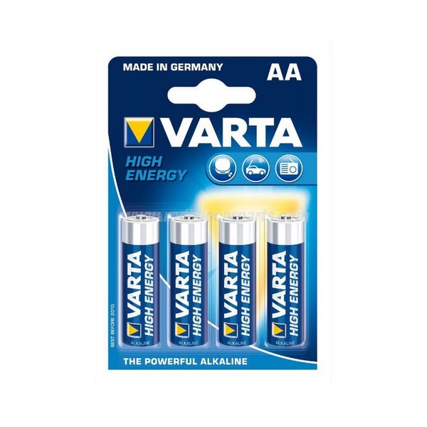 Акумулятор Varta High Energy AA BLI 4ST Alkaline (04906121414) Varta 12292 7235/2868 фото