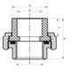Сгон-американка ВР 20x1/2F PPR Koer K0129.PRO (KP0164) KP0164 фото 2