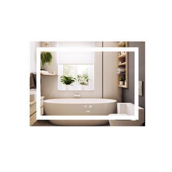 Зеркало Lidz Kubis (KU1) 700х500 с LED-подсветкой Touch, с антизапотеванием, с диммером, рег. яркости LD78LF90448485 SD00054609 фото