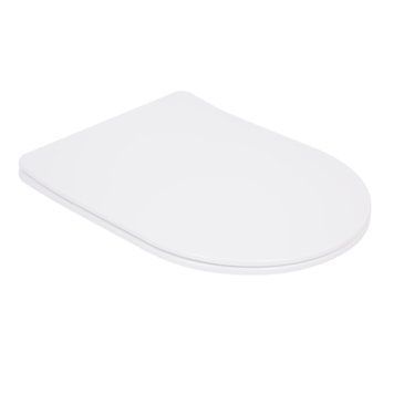 Qtap Сиденье для унитаза (Robin 520,660, Scorpio 520,660) 460x362x50 мм, White, с микролифтом, Slim Duroplast, Quick Release QTSC179W47351 SD00053475 фото