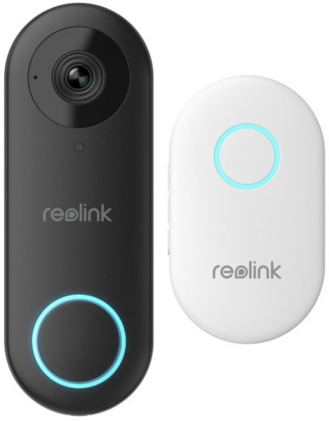 Відеодзвінок Reolink Video Doorbell PoE Black 16189/44896 фото