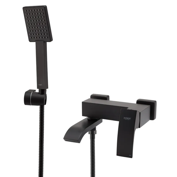 Смеситель для ванны с коротким изливом Koer KB-41007-05 (Цвет черный) (KR3455) KR3455 фото