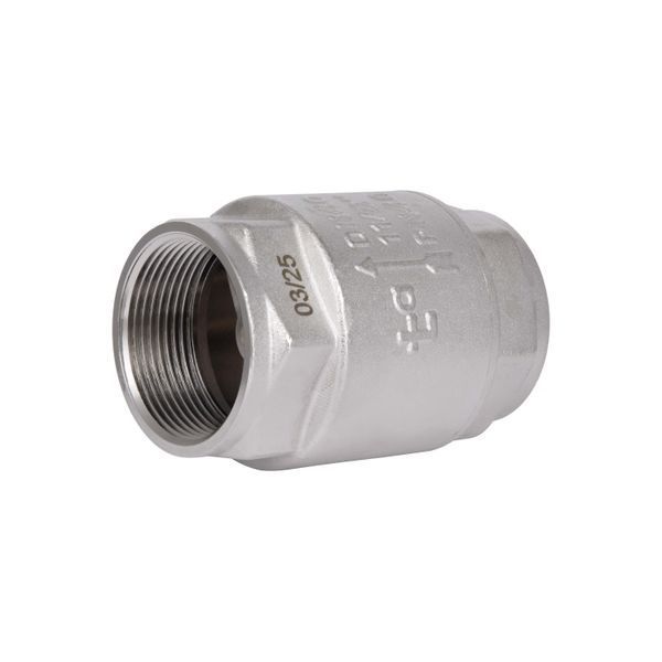 Обратный клапан с латунным штоком Thermo Alliance Forte 1&nbsp;1/2"ВВ никель TAF240W40 SD00053355 фото