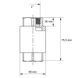 Клапан обратный "MONDIAL", лат. шток Roho R300-100 - 1" ВВ (RO0245) RO0245 фото 2